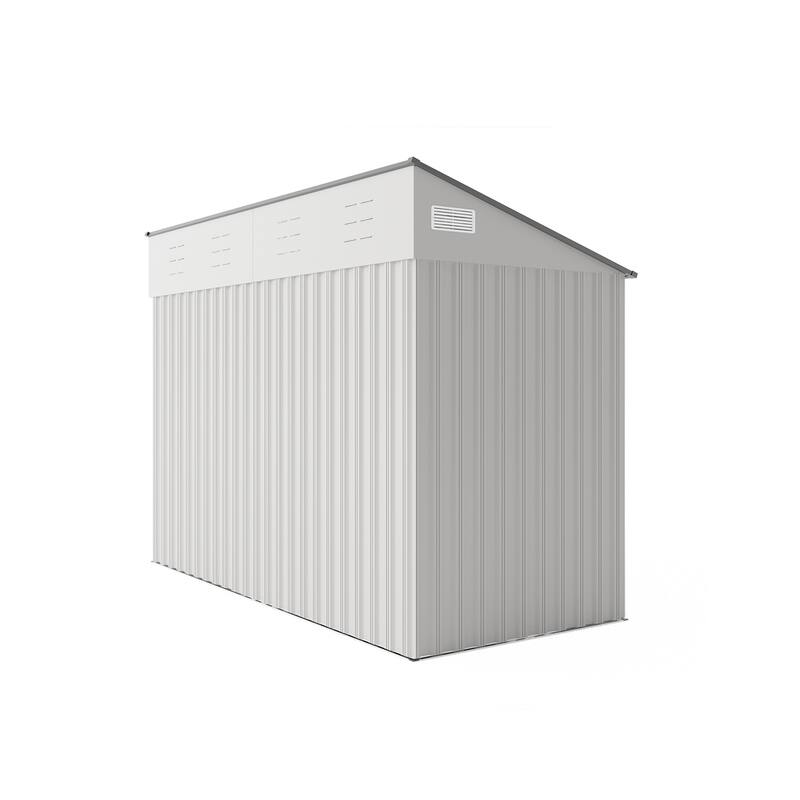Outdoor Garden Shed with Hinge Side Door Modular Storage Shed Tool Shed Workshop & Temporary Shelter Shed