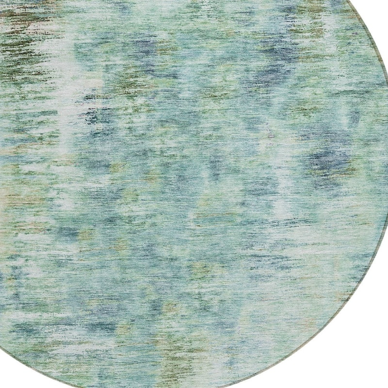 HomeRoots Abstract Transitional Rectangle Outdoor Rug
