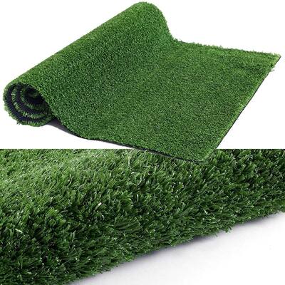 Timechee Luxury Synthetic Artificial Grass Turf Rug and Roll