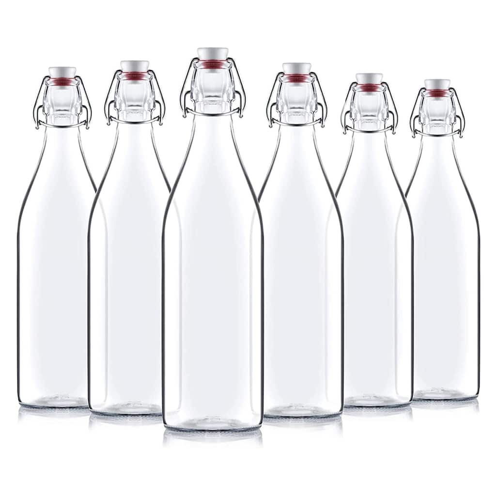 Bormioli Rocco Set of 6 Giara Bottles - 1 Liter