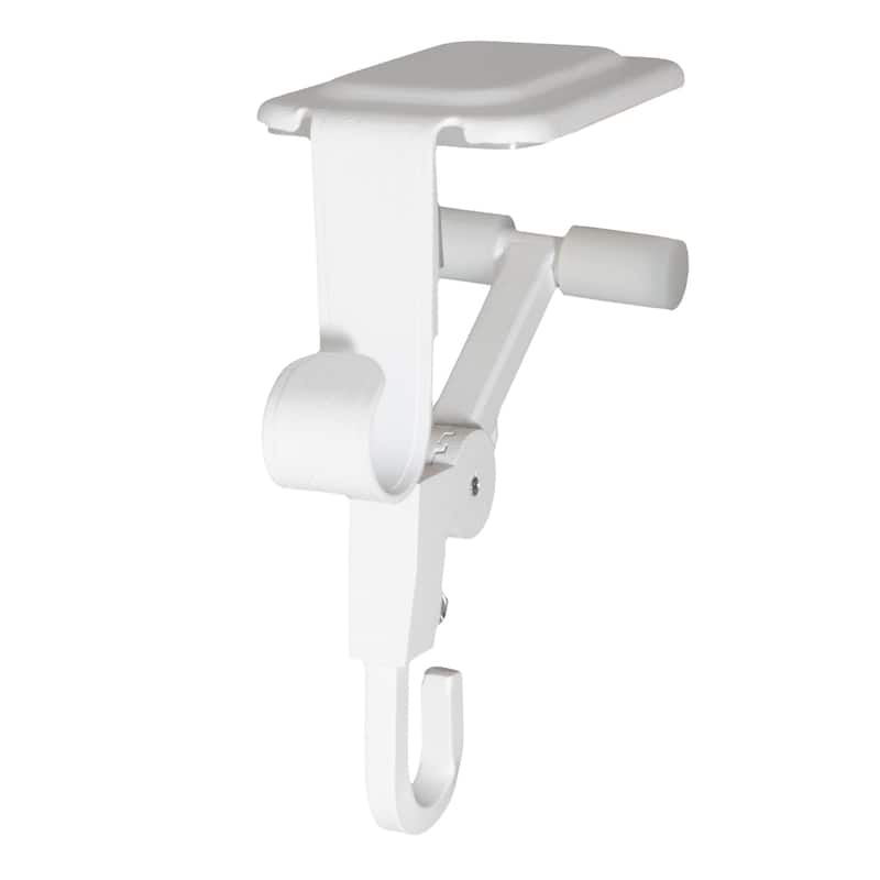 Garland and christmas stocking holder for mantle (2-Pack) (White)