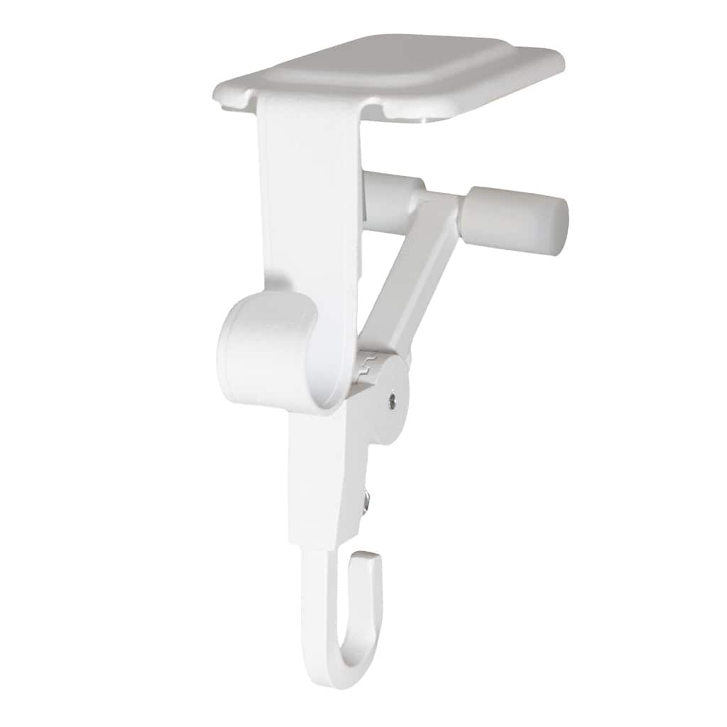 Garland and christmas stocking holder for mantle (2-Pack) (White)