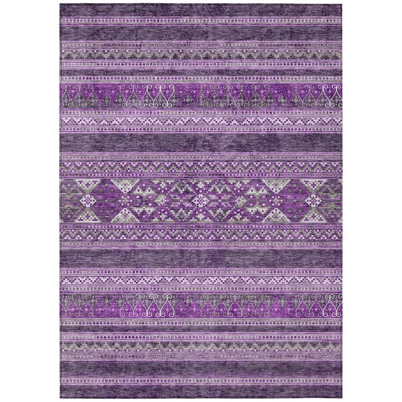 HomeRoots Southwestern Transitional Rectangle Outdoor Rug