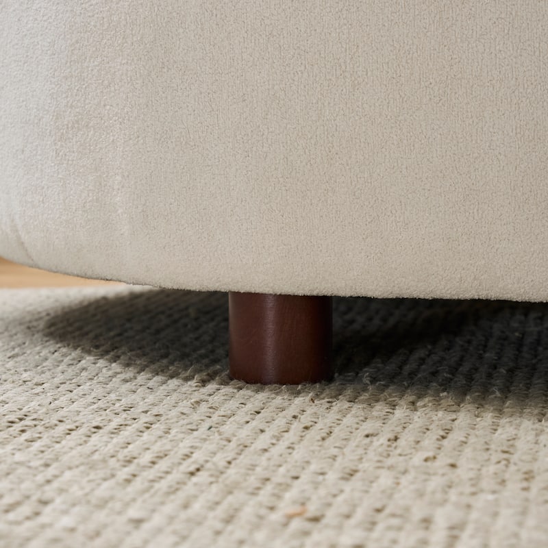 Christopher Knight Home - Luna Modern Upholstered Curved Sofa with Modular Design