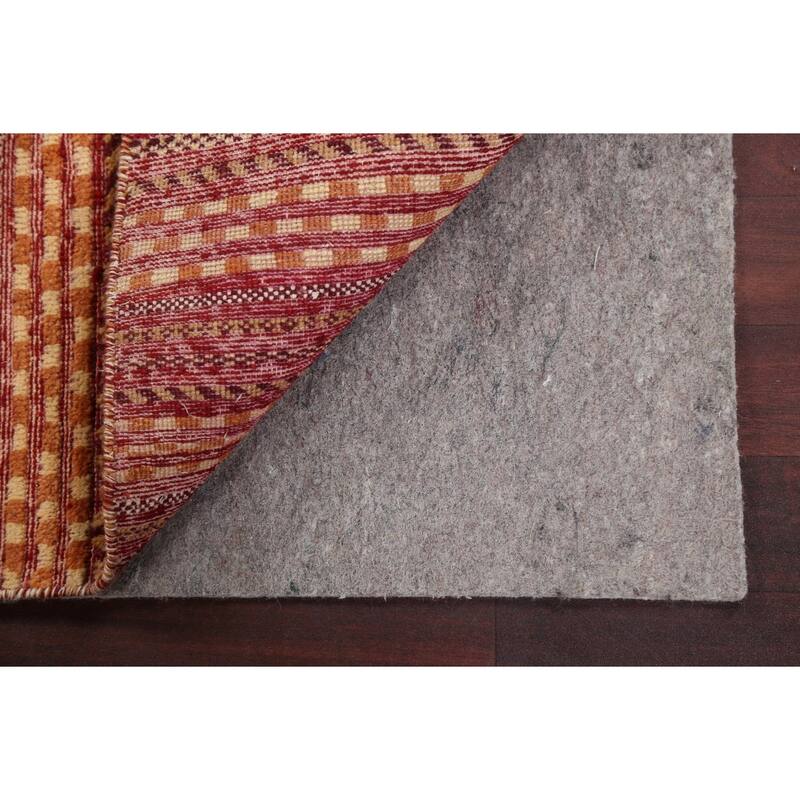 Geometric Striped Oriental Gabbeh Kashkoli Wool Area Rug Hand-knotted - 2'6" x 3'11"
