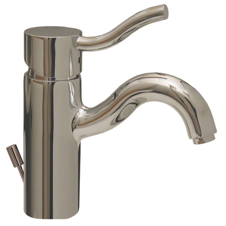 Venus Single Hole/Single Lever Lavatory Faucet with Pop-up Waste - Polished Chrome