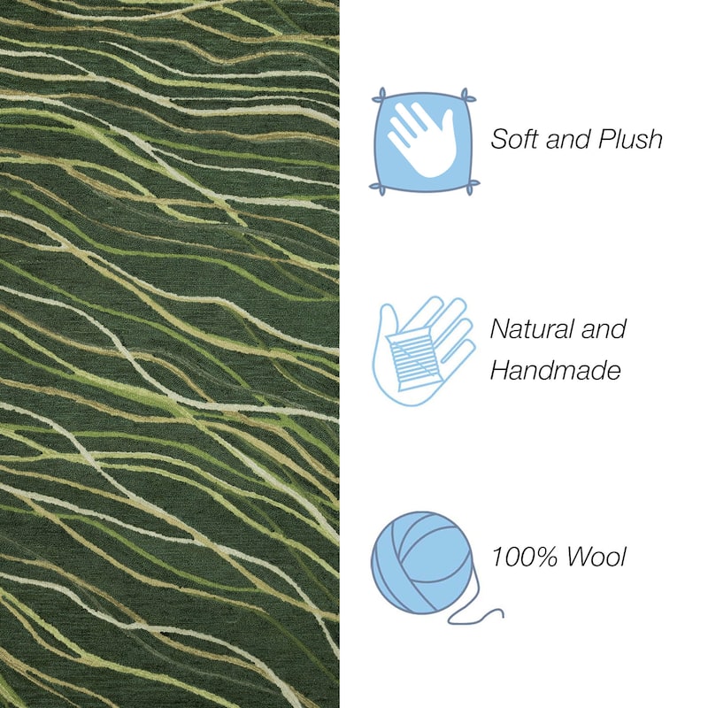 Liora Manne Horizon Ribbons Indoor Rug Moss