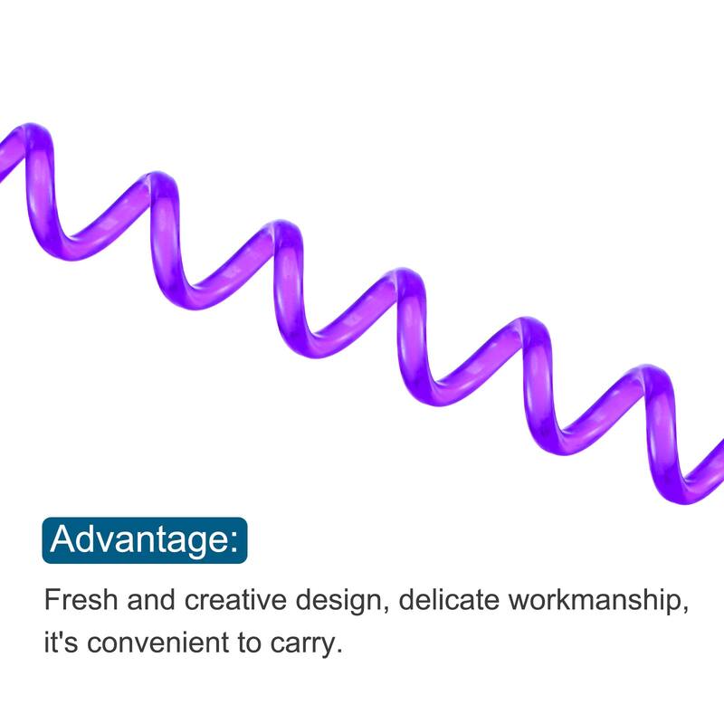 Spiral Keychain, Wrist Coil Keyring Wristband Stretchable Key Holder