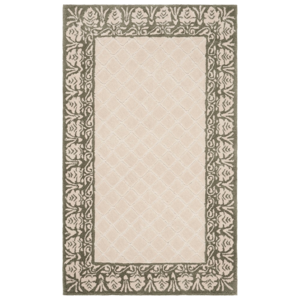SAFAVIEH Handmade Total Performance Majbritt Oriental Trellis Rug
