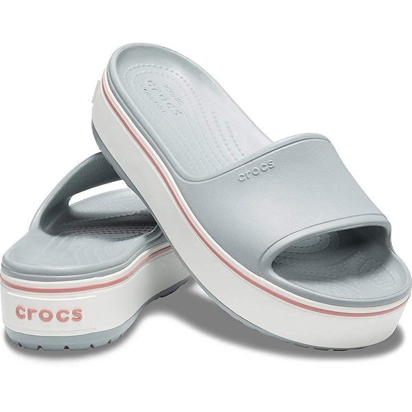 crocs platform slides