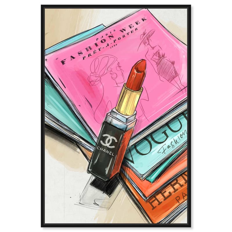 Fashion Sketches Canvas by Art Remedy - Black - 20" x 30"