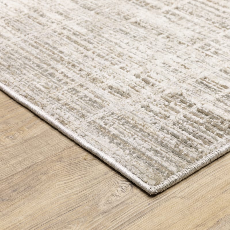 Style Haven Nelson Abstract Etchings Beige/ Ivory Indoor Area Rug