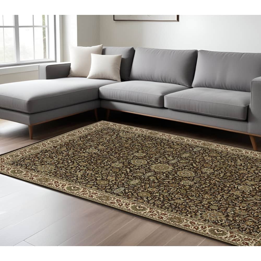 HomeRoots Oriental Traditional Runner Area Rug