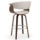 preview thumbnail 174 of 186, 26"/29" Faux Leather Swivel Bar Stools, Wood Counter Stool