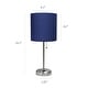preview thumbnail 61 of 99, Porch & Den Custer Metal/ Fabric Lamp with Charging Outlet