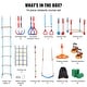 preview thumbnail 20 of 28, VEVOR Ninja Warrior Obstacle Course for Kids,Outdoor Playset Equipment,Backyard Toys Training Equipment Set with 12 Obstacles