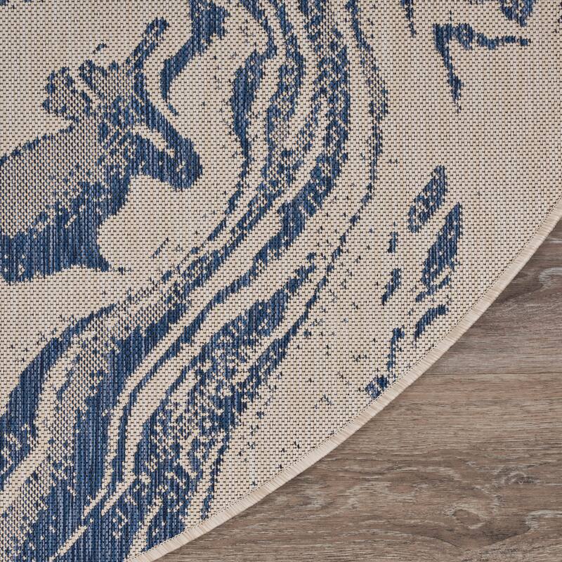 Sevita Abstract Oasis Indoor Outdoor Rug
