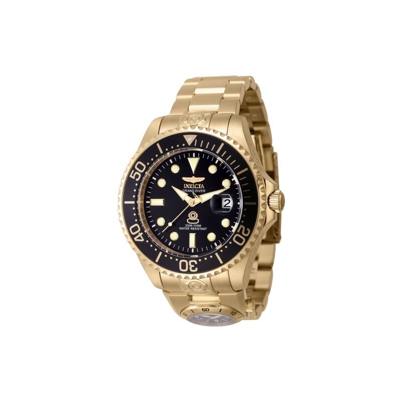 Invicta Men's 45816 Pro Diver Automatic 3 Hand Black Dial Watch