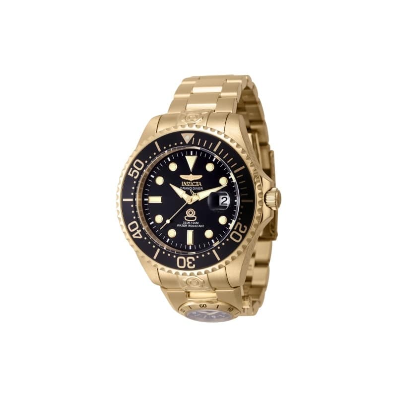 Invicta Men's 45816 Pro Diver Automatic 3 Hand Black Dial Watch