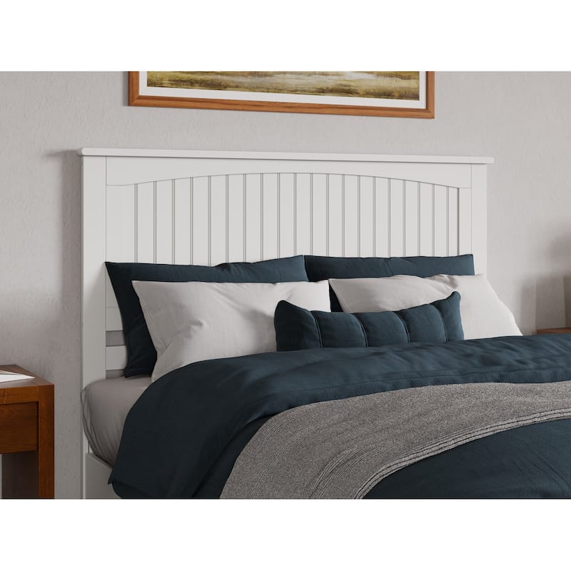 Naples Solid Wood Low Profile Platform Bed with Matching Footboard