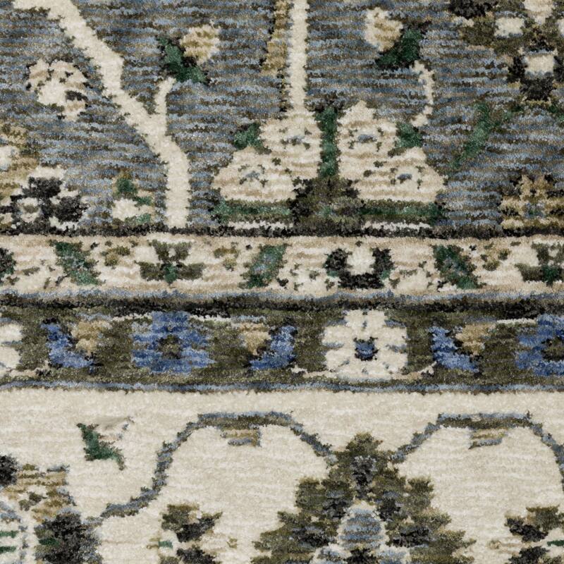 HomeRoots Oriental Traditional Rectangle Area Rug - 155.12 in. x 118.11 in. x 0.28 in.