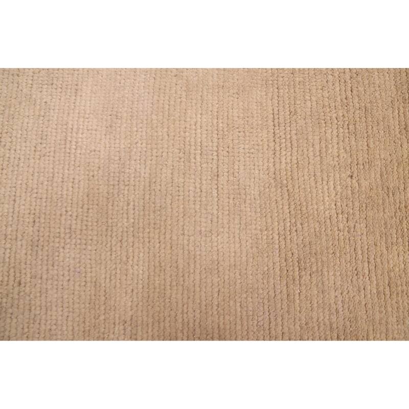 ECARPETGALLERY Hand-knotted Pak Finest Gabbeh Ivory Wool Rug - 9'3 x 12'5