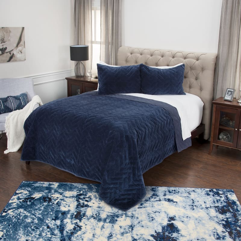 Donny Osmond Riveria Indigo Cotton Sham