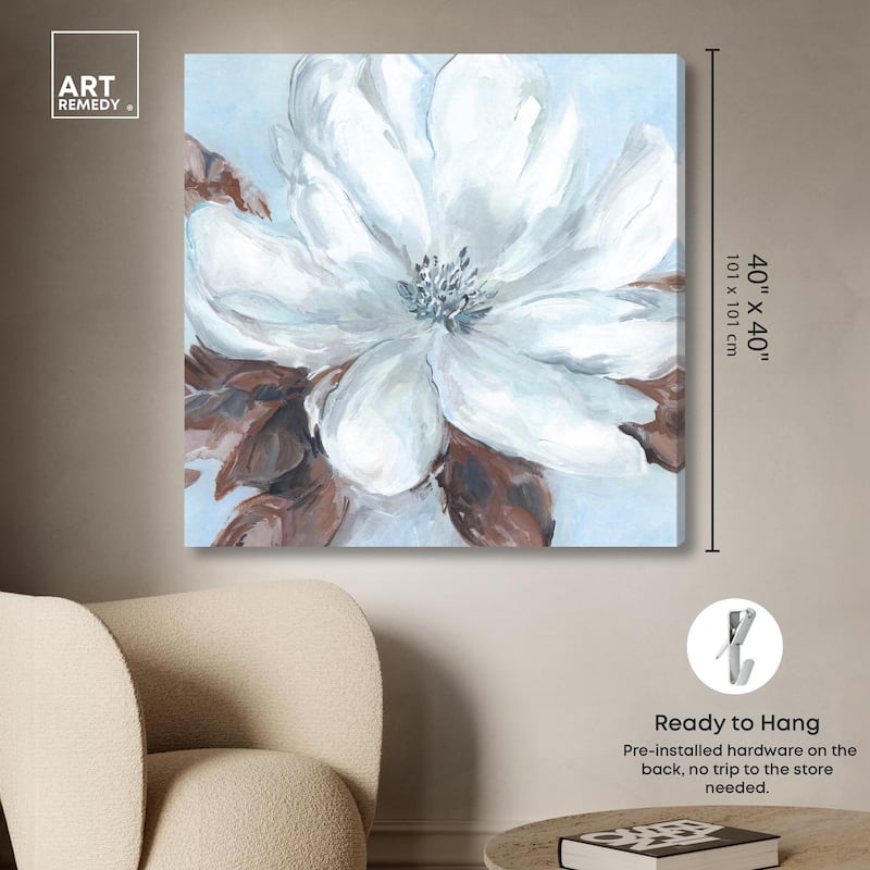 Delicate Blooms II Canvas by Art Remedy, Gallery Wrapped