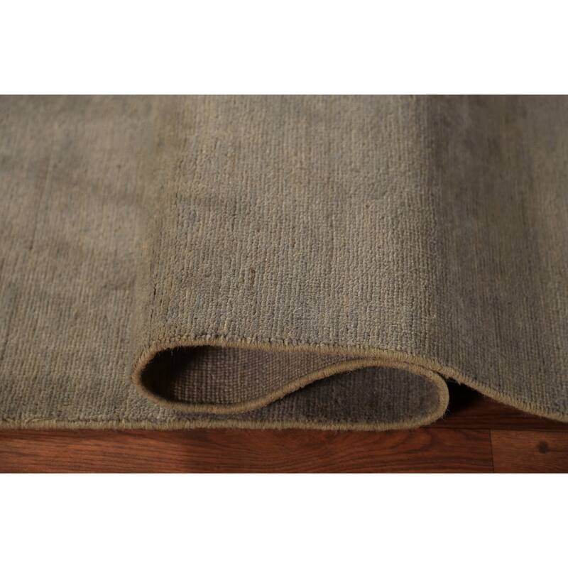 Modern Gabbeh Runner Rug Handmade Wool Carpet - 2'9" x 9'9"