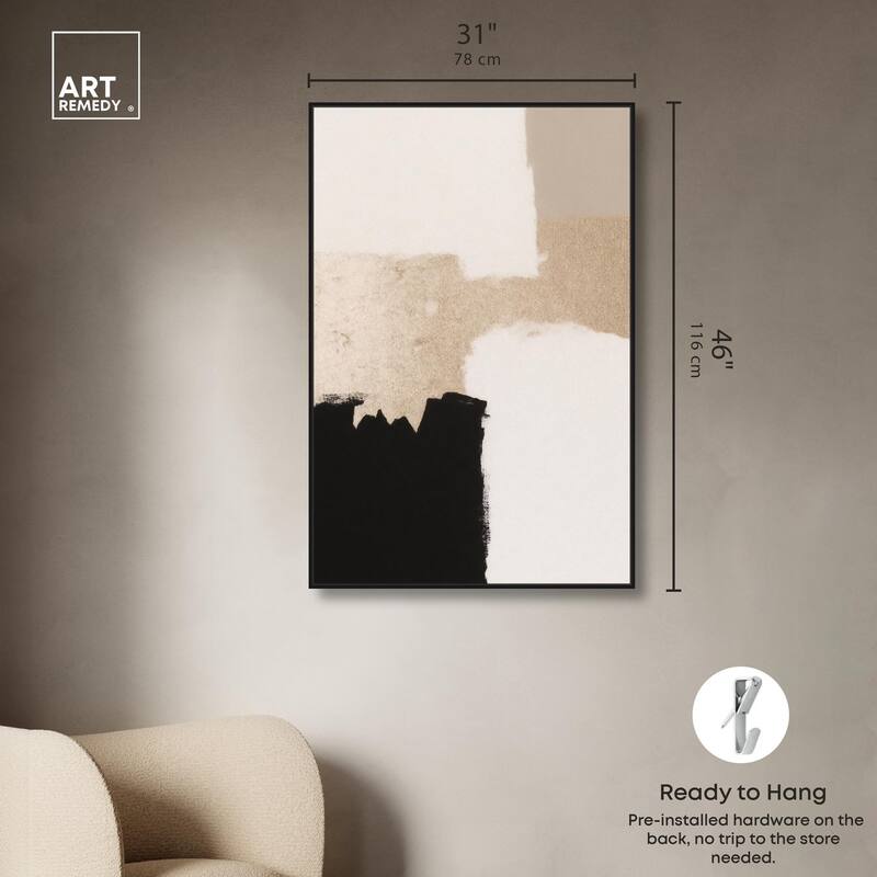 Earth and Ink I Canvas by Art Remedy