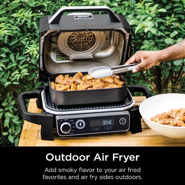 Ninja Woodfire Outdoor Grill & Smoker, 7-in-1 Master Grill, BBQ