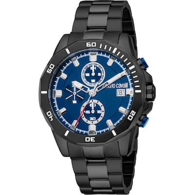 Roberto Cavalli Men's Classic 42mm Quartz Watch - N/A