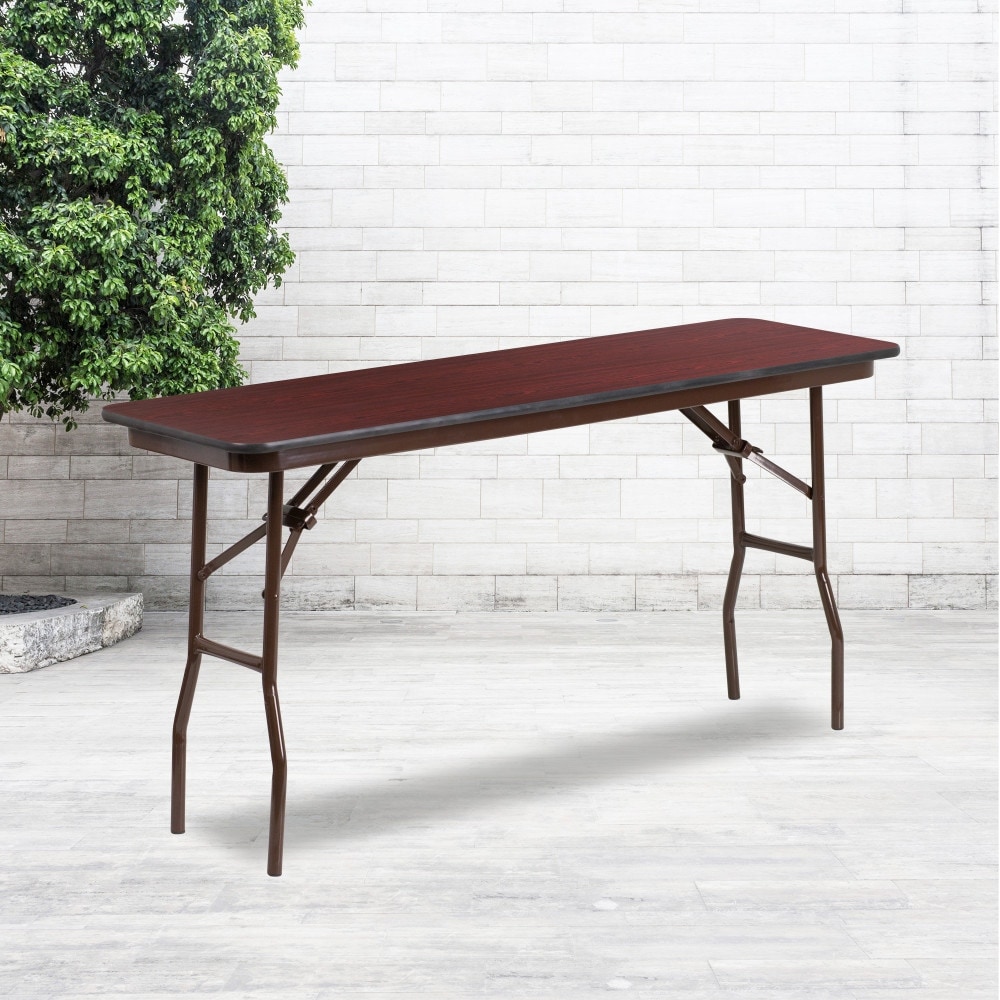 Rectangular High-Pressure All-Occasion Wood Folding Table