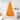 Pre-Lit Medium Artificial Pine Christmas Tree - 7' - Orange - Clear Lights - 7 Foot