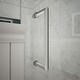 preview thumbnail 25 of 26, DreamLine Unidoor Plus 33-33 1/2 in. W x 72 in. H Frameless Hinged Shower Door - 33" - 33.5" W