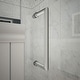 preview thumbnail 24 of 23, DreamLine Unidoor-X 72-72 1/2 in. W x 72 in. H Frameless Hinged Shower Door - 72" - 72.5" W