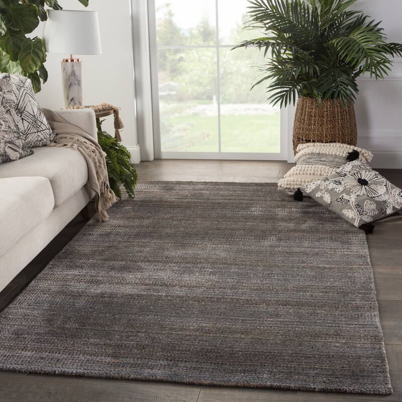 Zen Handmade Geometric Area Rug - Overstock - 28093391