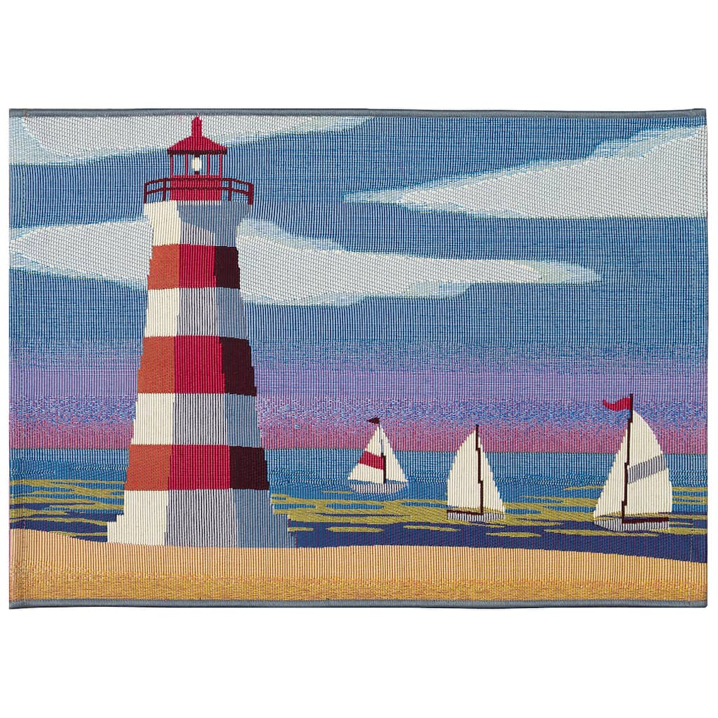 Liora Manne Esencia Lighthouse Indoor/Outdoor Mat