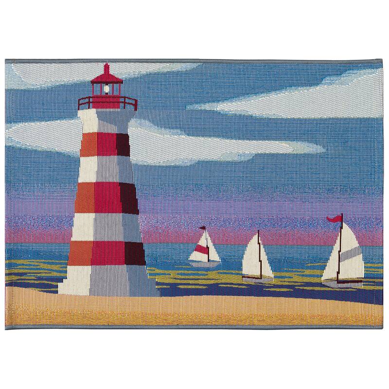Liora Manne Esencia Lighthouse Indoor/Outdoor Mat
