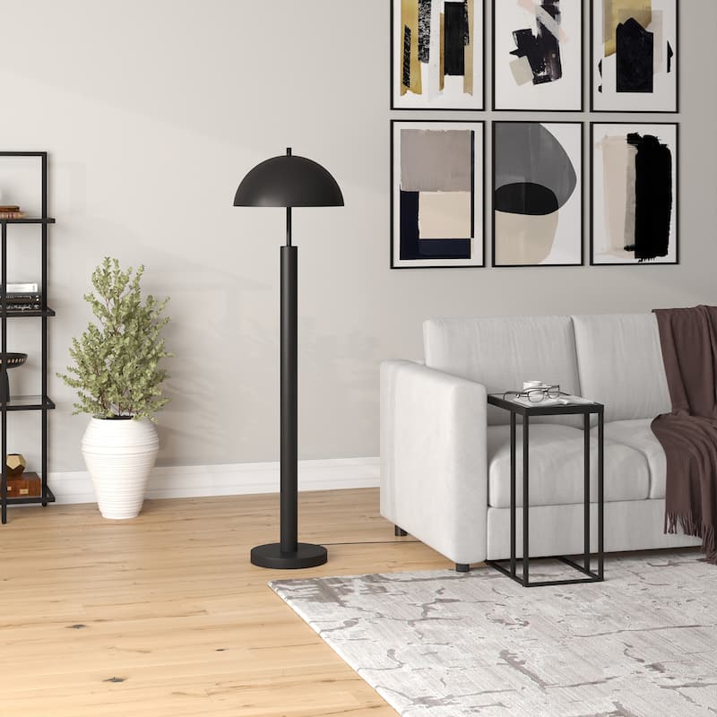 York 58" Tall Floor Lamp with Metal Shade
