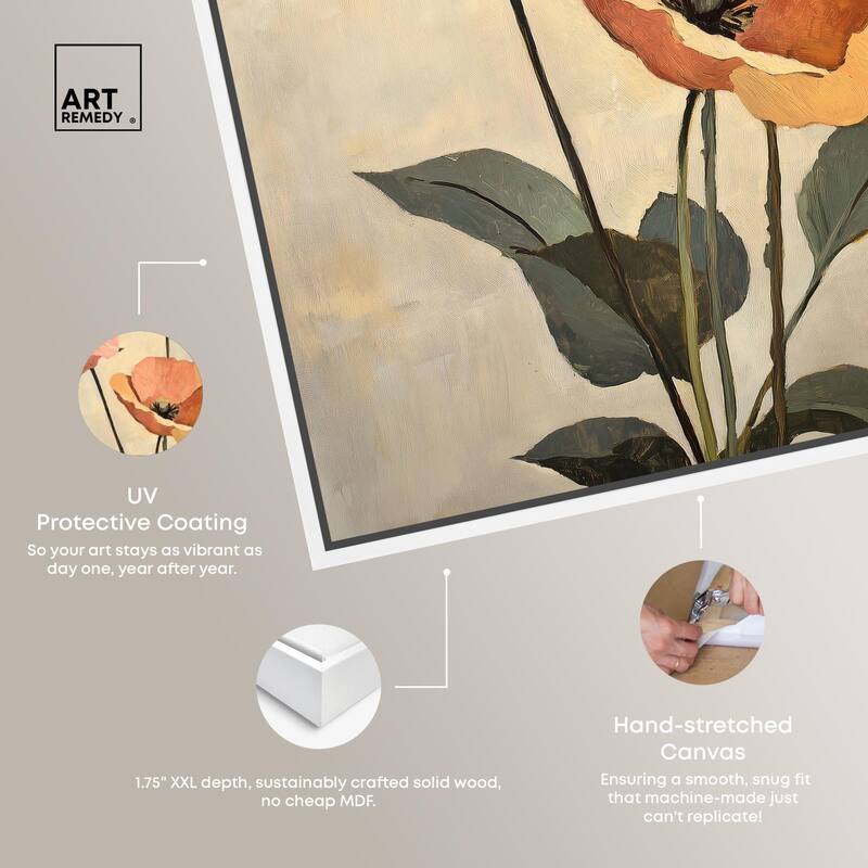 Blush and Ochre I Canvas by Art Remedy