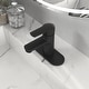 preview thumbnail 24 of 25, Vibrantbath Matte Black Bathroom Sink Faucet with Drain Assembly