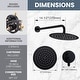 preview thumbnail 21 of 74, WOWOW Wall Mount 9-Spray Shower Faucet with Handshower