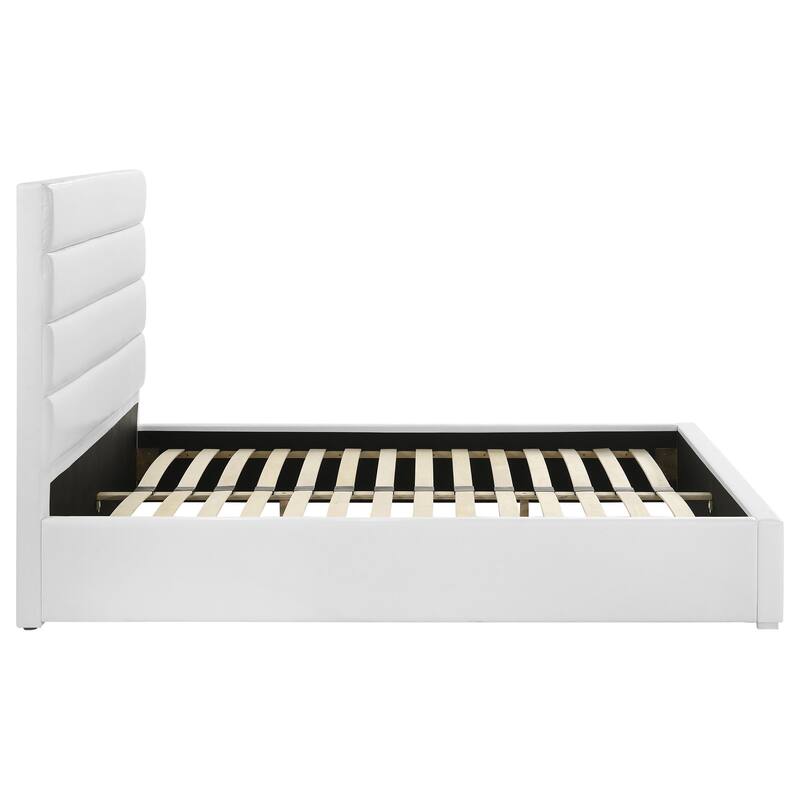 Felicity Upholstered Platform Bed White