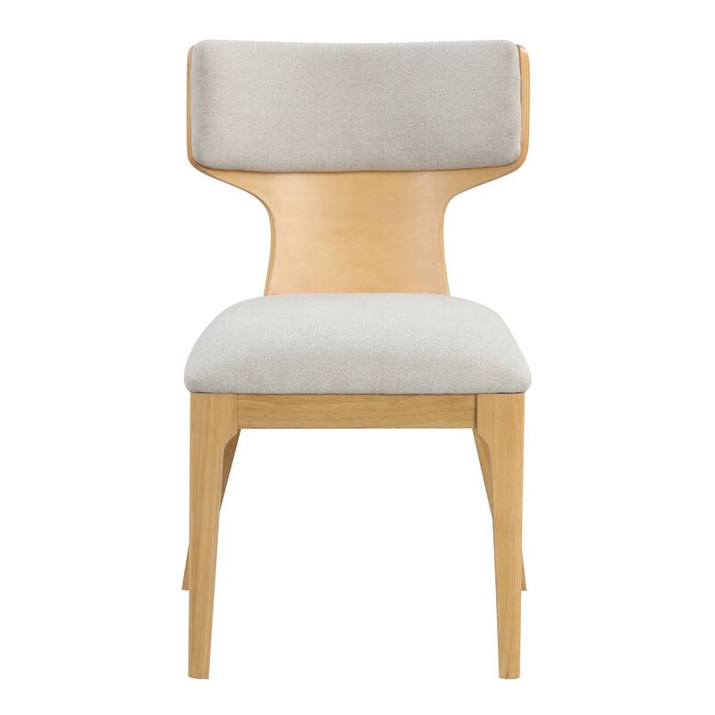 Furniture of America Wayley Modern 7-Piece Solid Wood Genuine Marble Top Dining Table Set