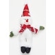 preview thumbnail 2 of 1, 9" Christmas Snowman on 11" Pick, Set of 6 - 9