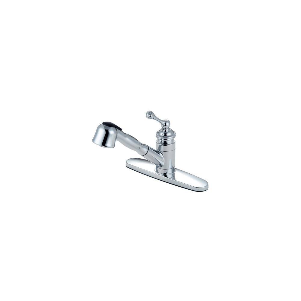 Elements Of Design Pullout Spray Kitchen Faucet