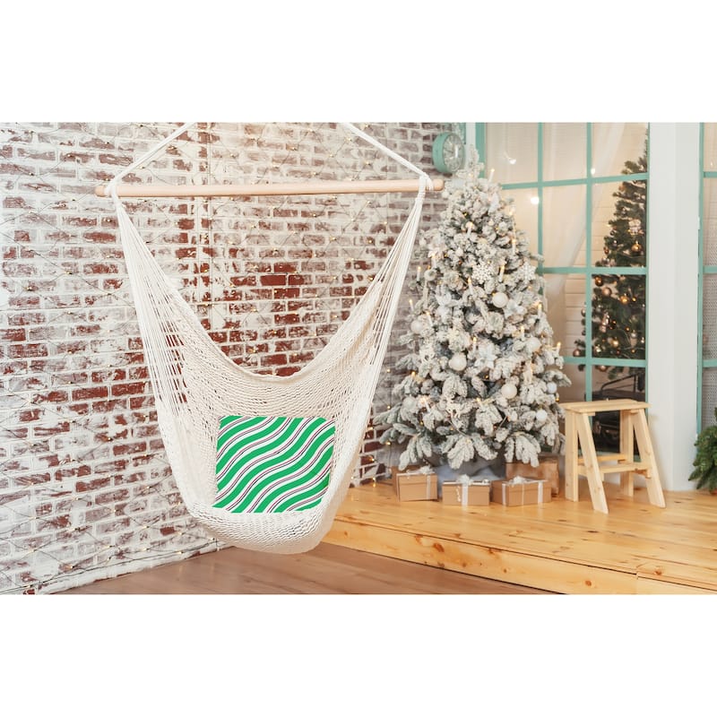 Candy Stripes Christmas Indoor/Outdoor Throw Pillow