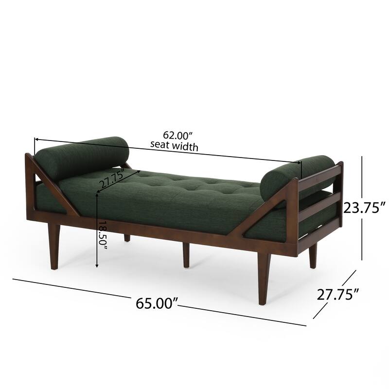 65" Button Tufted Chaise Lounge