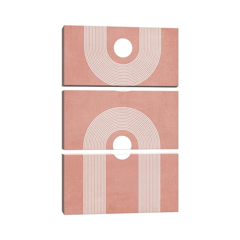 iCanvas "Terracotta Arches" by EmcDesignLab 3-Piece Wall Art Set